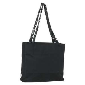 Prada Nylon Chain Handbag Black